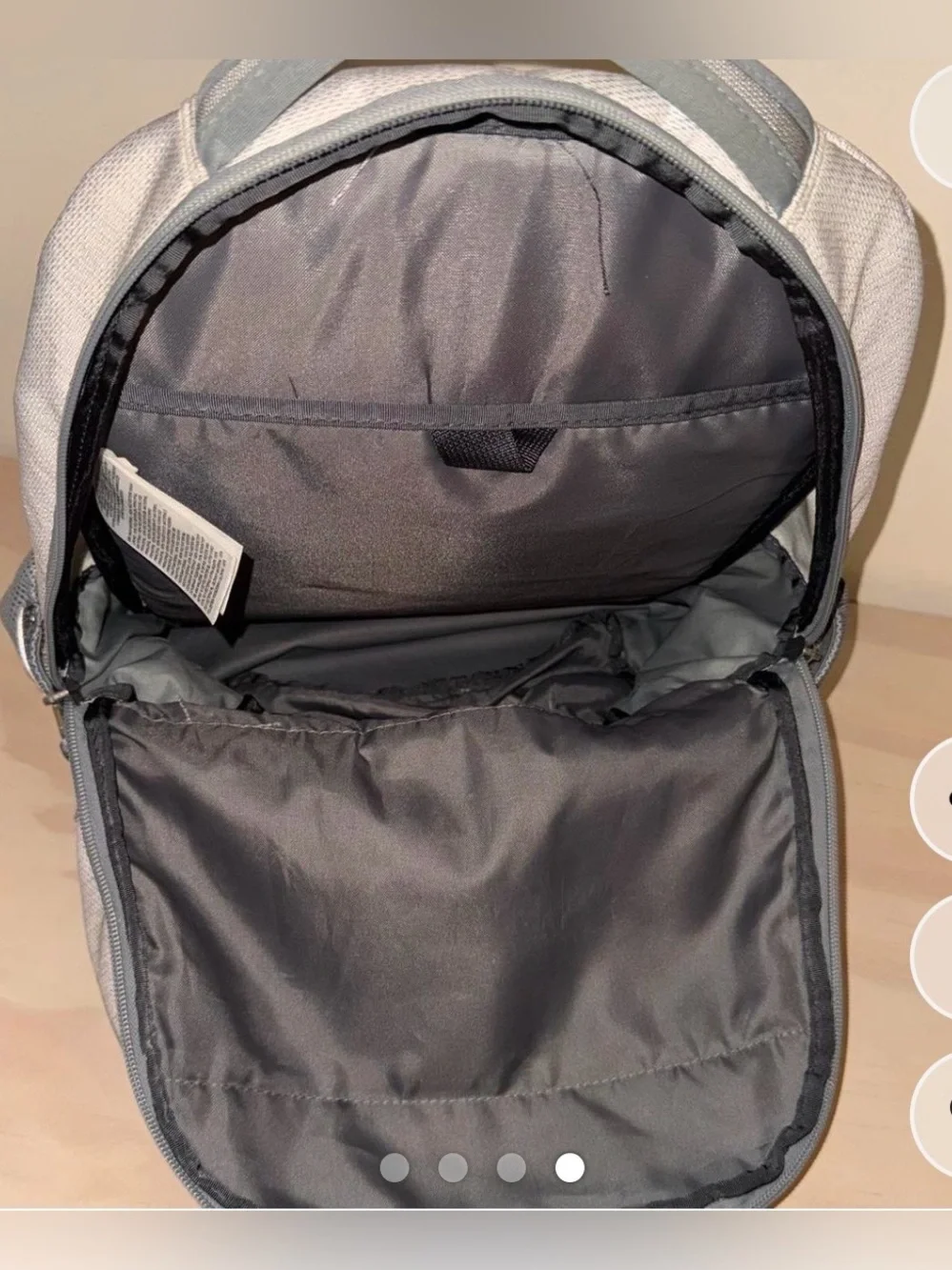 The North Face light gray